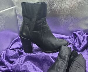Aldo Black Heeled Boots